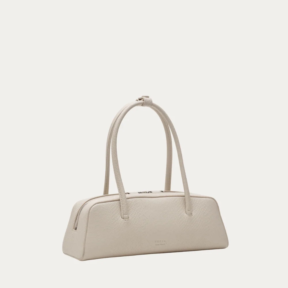 Oat Croc Mercer Bag - Freja New York